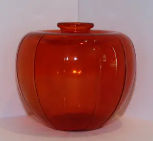 Andries Dirk Copier - ORANJE GLAZEN VAASJE, BEVRIJDINGS VAASJE, 1945, COPIER, LEERDAM kopen? Bied vanaf 150!