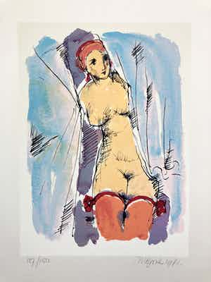 Nic Jonk - Naakt in de coulise verkocht voor € 130!