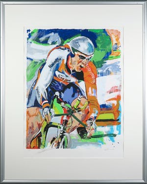 Lou Thissen - Zeefdruk, Erik Dekker - Ingelijst kopen? Bied vanaf 20!