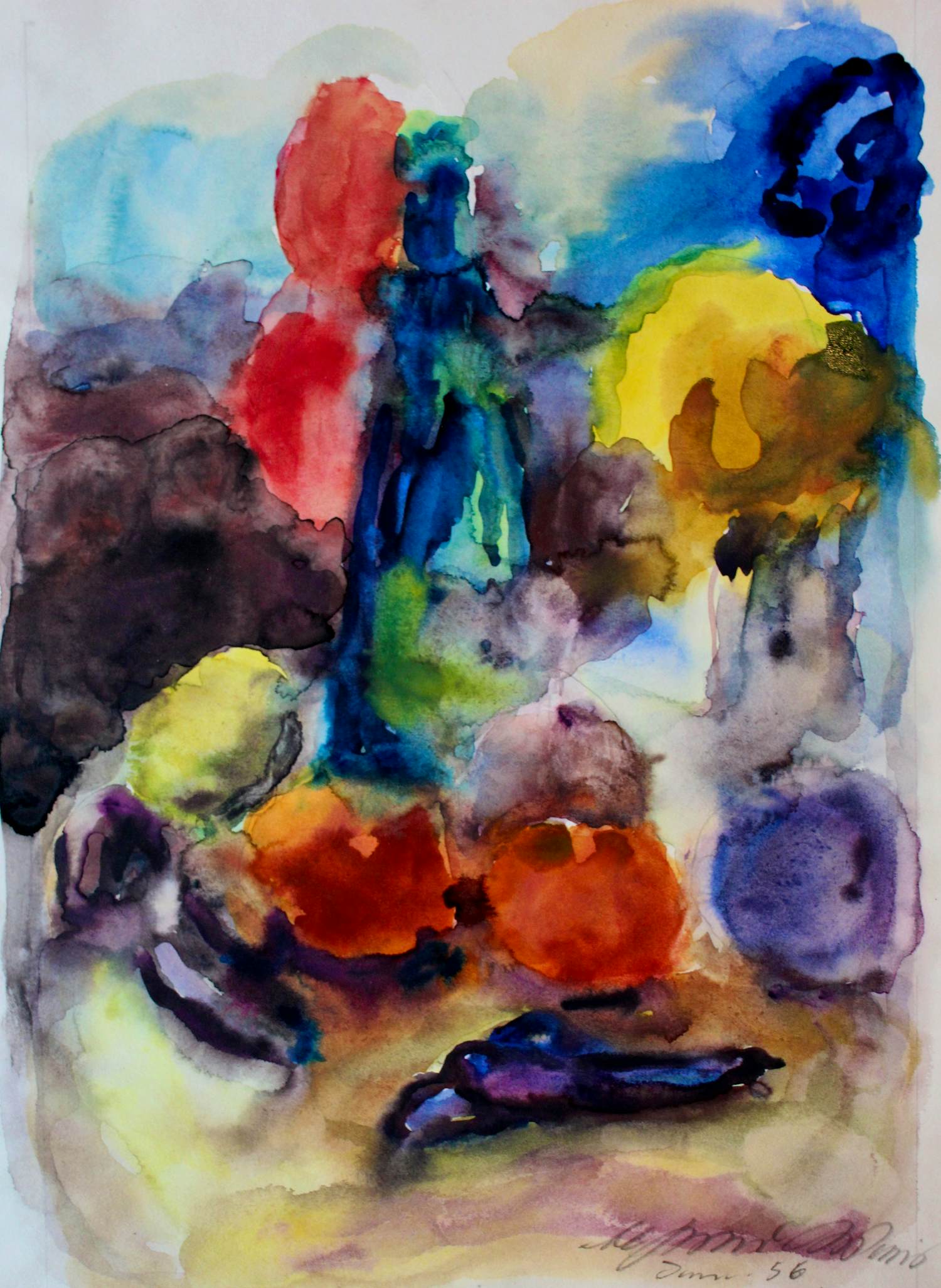 Alfred Wais - Aquarel: Stilleven - 1956 kopen? Bied vanaf 199!