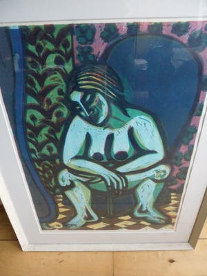 Peer de Wit - Zeefdruk, Titel. "Der Tod und das Madchen IV kopen? Bied vanaf 40!