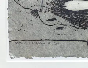 Michel van Overbeeke - Compositie, handgekleurde aquatint ets (netjes ingelijst) kopen? Bied vanaf 60!