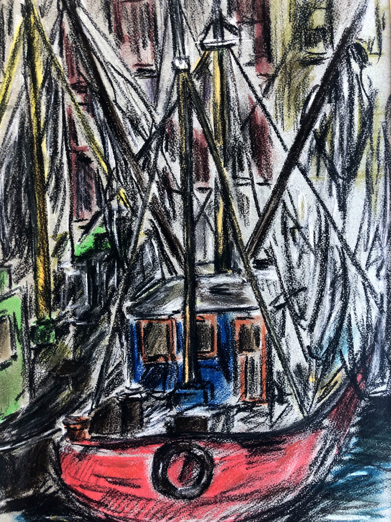 Niet of onleesbaar gesigneerd - Havengezicht (+bonus) kopen? Bied vanaf 1!