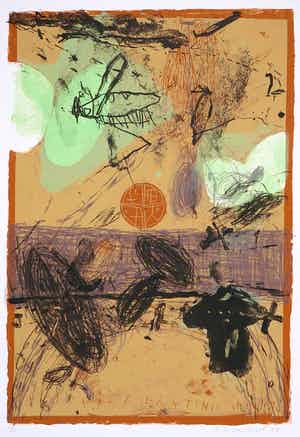 Rik van Iersel - Zeefdruk, Zonder titel verkocht voor € 1!