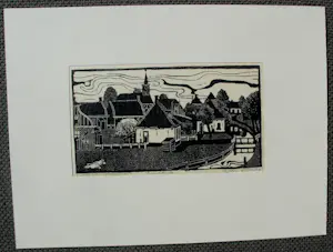 Jan Strube - Handdruk: "Noord - Holland" kopen? Bied vanaf 60!