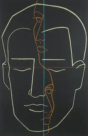 Scott Kilgour - Zeefdruk, Zonder titel - Ingelijst (Groot) kopen? Bied vanaf 70!