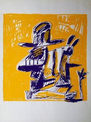 Anton Martineau - map met 4 zeefdrukken in oplage van 100 in opdracht gedrukt kopen? Bied vanaf 95!