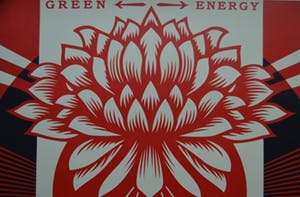 Shepard Fairey - Green Power - gesigneerd - 2018 kopen? Bied vanaf 10!