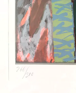 Rien Bout - (1937-2003), kleurrijke litho, gesigneerd kopen? Bied vanaf 195!