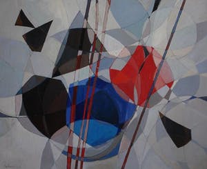 Maximiliaan Louis Maas - Abstract geometrische voorstelling kopen? Bied vanaf 350!