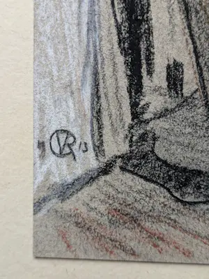 Johannes Graadt van Roggen - 1913 - Interieur van een schuur kopen? Bied vanaf 90!