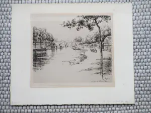 AcheterEugène Béjot - Le Quai des Celestins Paris - Ets? Enchérissez de 90!
