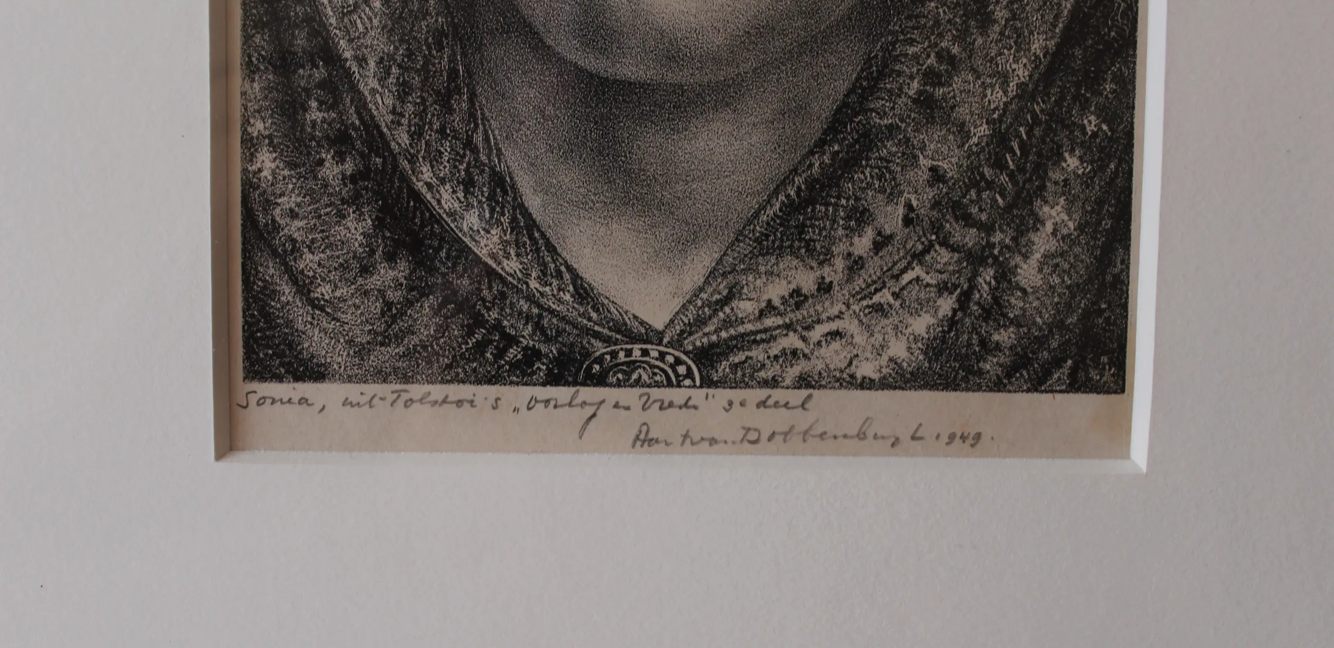 Aart van Dobbenburgh - 2 x Illustratie uit Tolstoj's Oorlog en Vrede