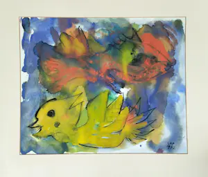 Carl-Henning Pedersen - Vogel en Vis kopen? Bied vanaf 1995!