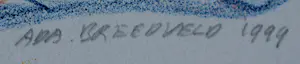 Ada Breedveld - Zeefdruk: De nachtbruid - 1999 kopen? Bied vanaf 59!