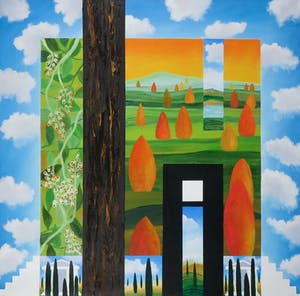 Manuel Claasen - Acryl op doek, Landschap (Groot) kopen? Bied vanaf 100!