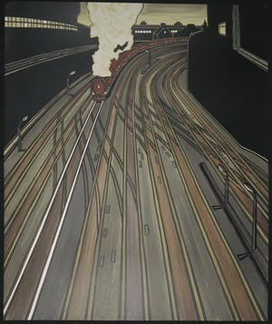 Buy Bruno Vekemans - Litho, Le train? Bid from 100!