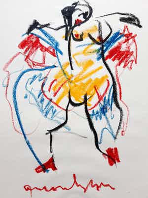 Anton Heyboer - Zonder titel verkocht voor € 60!