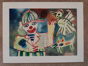 Jacob Kanbier - schilderij op papier kopen? Bied vanaf 1!