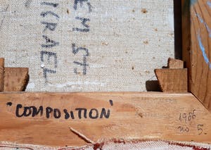 Zvi Mairovich - Compositie, olieverf op doek (laatste keer!) kopen? Bied vanaf 1!