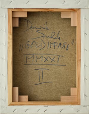 Dominik Smolik - Triptych Gold impasto kopen? Bied vanaf 1!