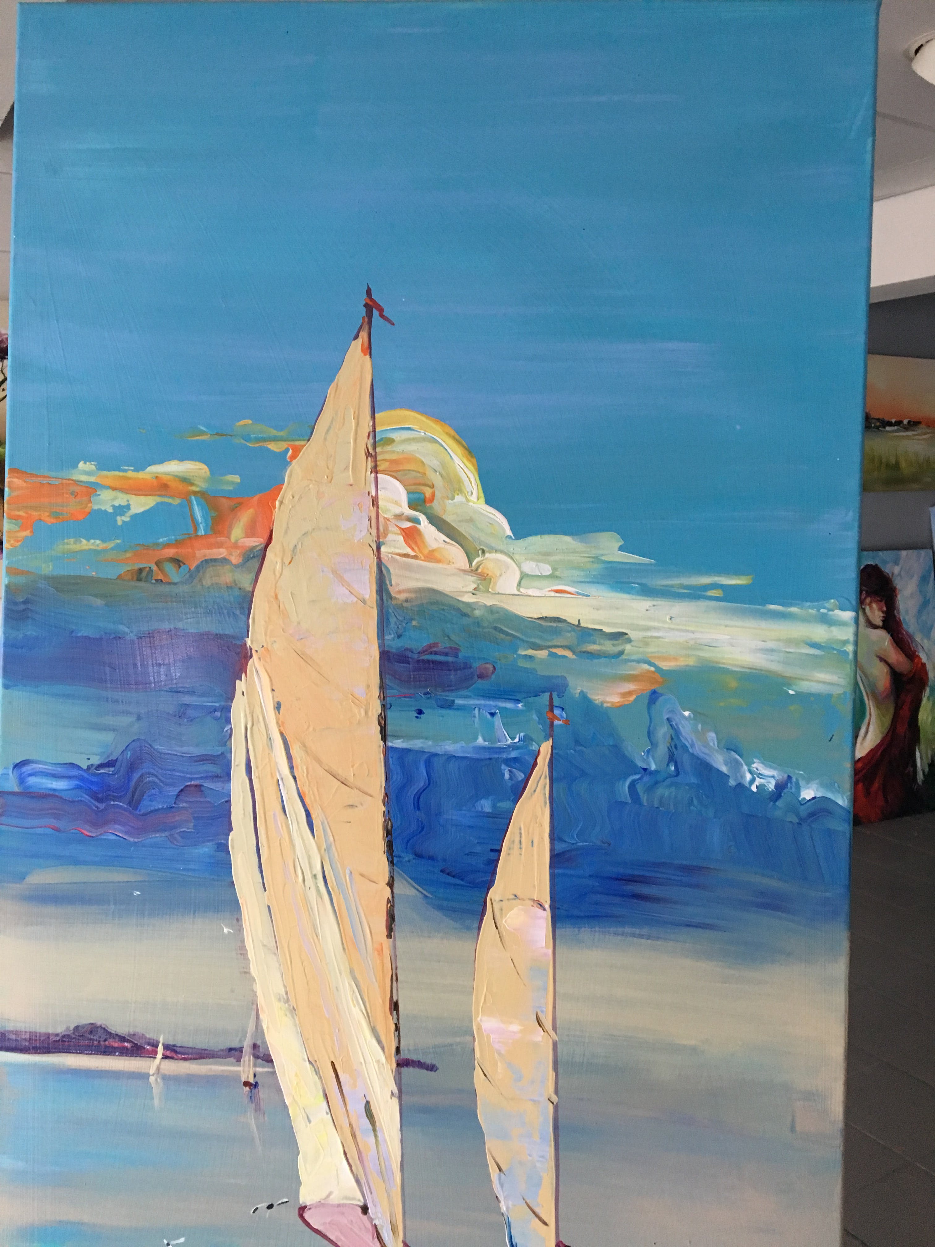 Niet of onleesbaar gesigneerd - Alex L.- Fantasie Sailing kopen? Bied vanaf 1!