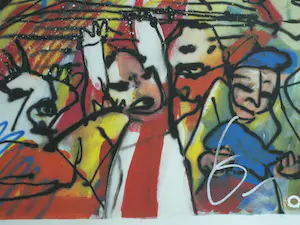 Herman Brood - Ingelijste zeefdruk , ArenA Amsterdam , Ajax – met certificaat – 71 x 91 cm kopen? Bied vanaf 250!