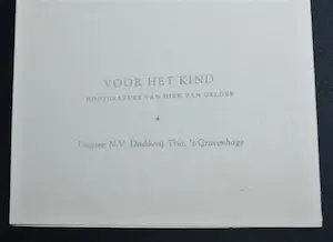 Dirk van Gelder - De Scheppingsdagen, 17 houtgravures 1950 plus Kerstgroet in houtgravure kopen? Bied vanaf 40!