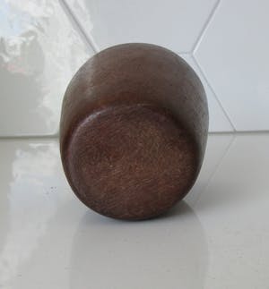 Niet of onleesbaar gesigneerd - Antieke Chinese houten pot en beker uit de 19e eeuw kopen? Bied vanaf 10!