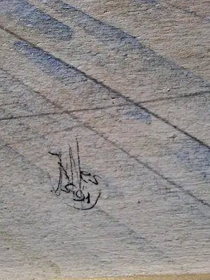 Jac van Van Nes - Zicht op Antwerpen kopen? Bied vanaf 350!