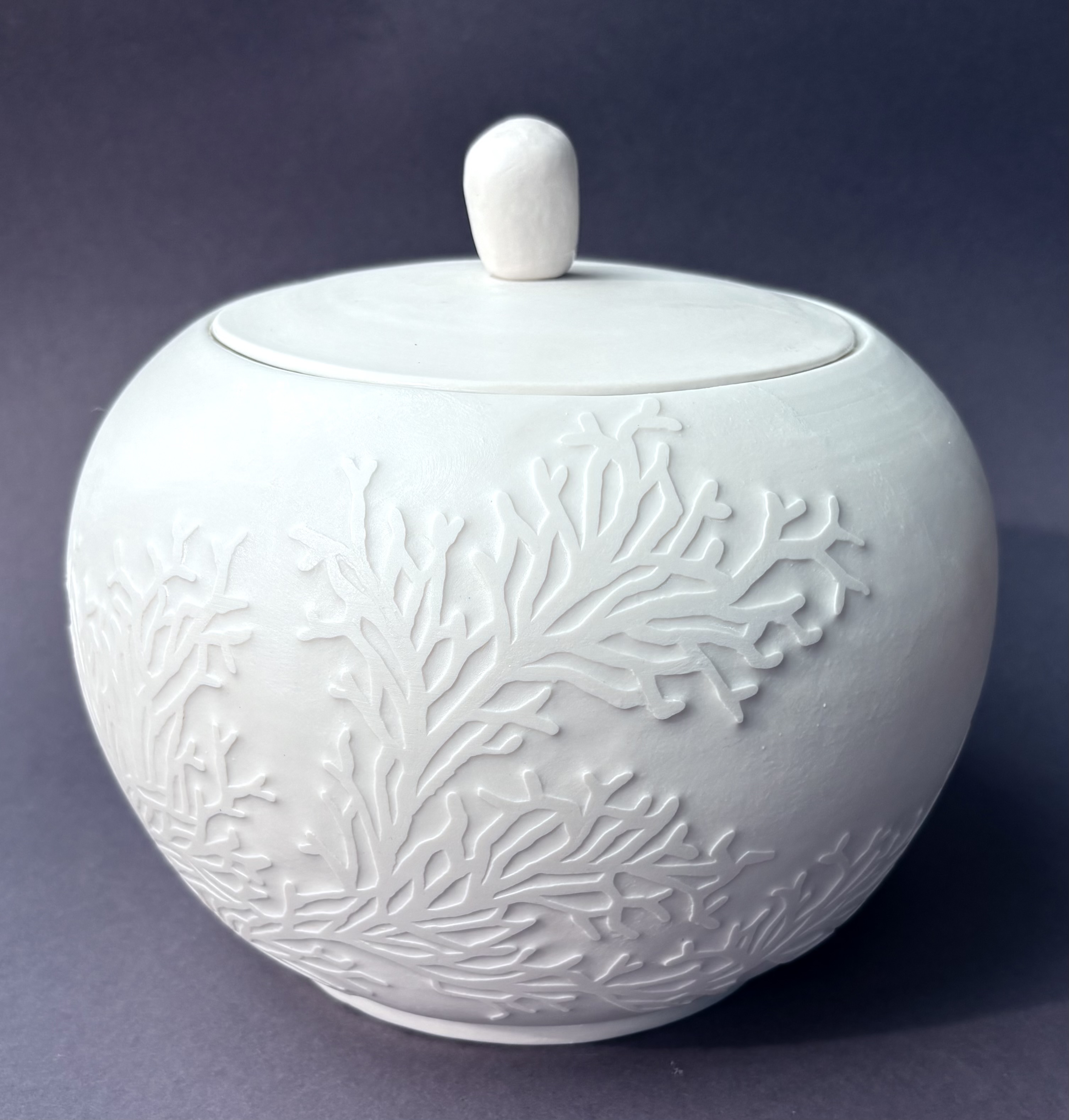 Pottery Basalt - Dekselpot Koraal kopen? Bied vanaf 75!