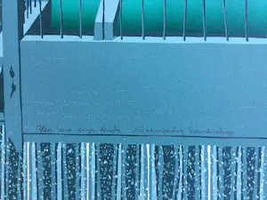 Hans Luiken - Weemoedig landschap | grote linosnede - ingelijst kopen? Bied vanaf 39!