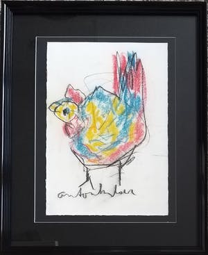 Anton Heyboer - Pastel op papier kopen? Bied vanaf 375!