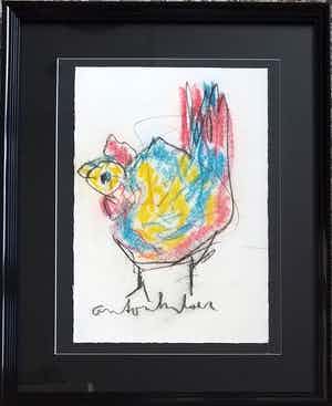 Anton Heyboer - Pastel op papier verkocht voor € 375!