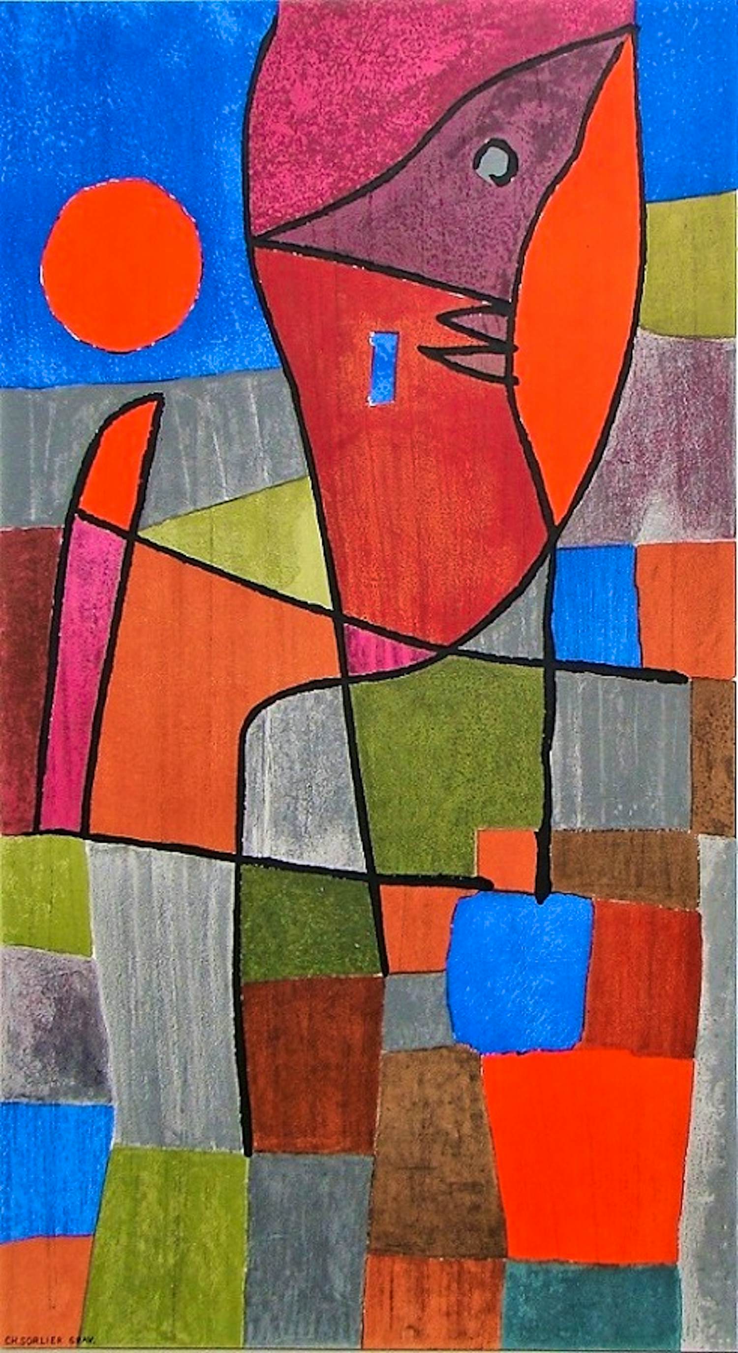 Paul Klee - Palesio Nua - 1961 - Originele tentoonstellingsaffiche - Berggruen - Mourlot kopen? Bied vanaf 250!