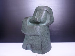 Niet of onleesbaar gesigneerd - Kubistisch gesigneerd beeldje van fluitspeler kopen? Bied vanaf 1!