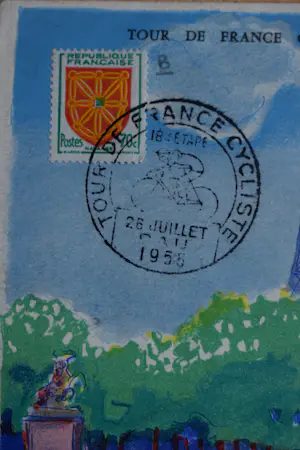Kees van Dongen - litho - Ansichtkaart - Tour de France -18e etappe Pau kopen? Bied vanaf 30!