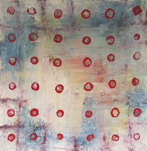 Rob de Graaf - Gemengde techniek op doek, Zonder titel (Zeer groot) kopen? Bied vanaf 200!