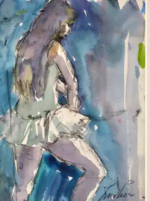 Jan van der Veer - Ballerina. verkauft für € 49!