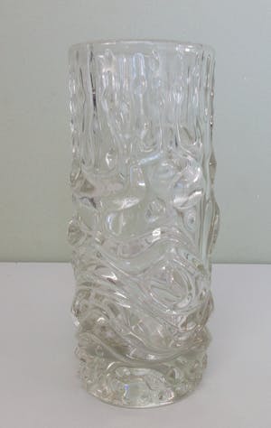 Sklo Union - Rosice - Frantisek Pečený 'Dragon's Head' modelnr 20235 vaas - Hermanova Glashutte kopen? Bied vanaf 1!