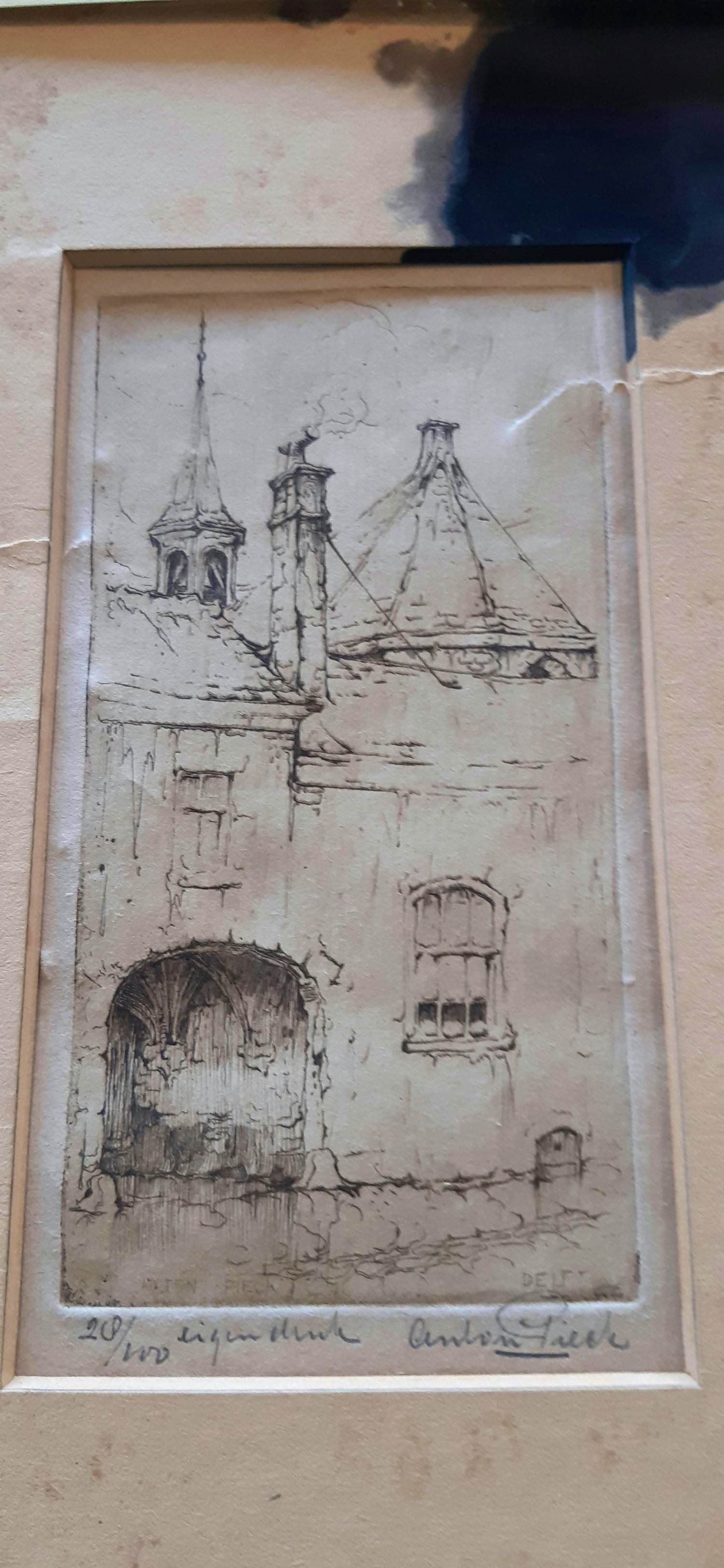 Anton Pieck - Sint Agathakapel Delft kopen? Bied vanaf 60!