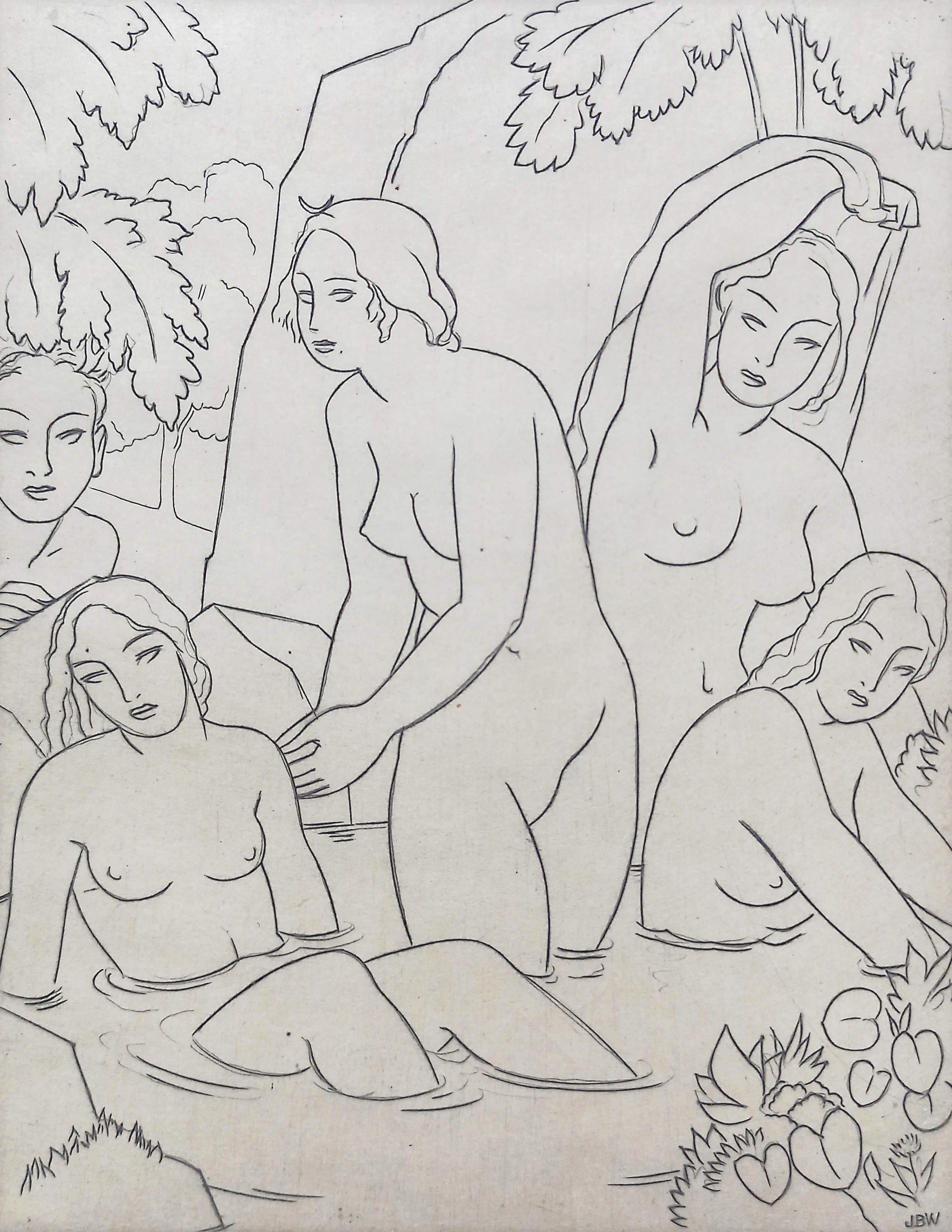John Buckland Wright - Diana v Actaeon, ets (kleine oplage) kaufen? Bieten Sie von 295!