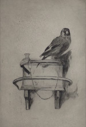 Philip Zilcken - Ets naar Het Puttertje van Carel Fabritius kopen? Bied vanaf 65!