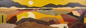 Ronald Boonacker - Polygrafiek op doek, Italian Landscape (Groot) kopen? Bied vanaf 50!