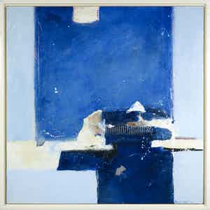 Ron van der Werf - Gemengde techniek op paneel, Zonder titel - Ingelijst verkocht voor € 1!