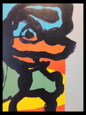 Karel Appel - Abstract figure verkocht voor € 450!