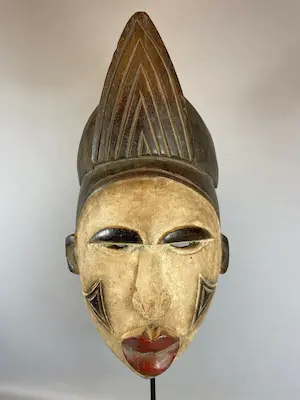 Ibibio - 220309 - African Ibibio mask - Nigeria. kopen? Bied vanaf 45!