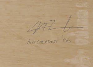 Niet of onleesbaar gesigneerd - Gemengde techniek, Z.T. Gordijnen kopen? Bied vanaf 1!