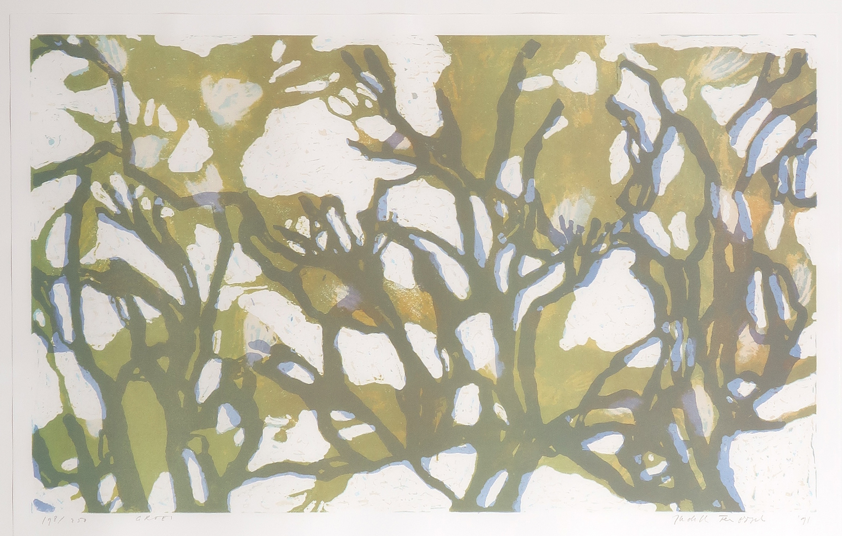 Judith ten Bosch - Litho, Groei - Ingelijst kopen? Bied vanaf 1!