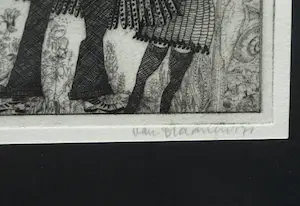 Hans van Draanen - Ets , Zonder titel - 1971 kopen? Bied vanaf 1!